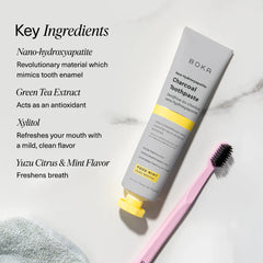 Charcoal Yuzu Mint Nano-hydroxyapatite Toothpaste